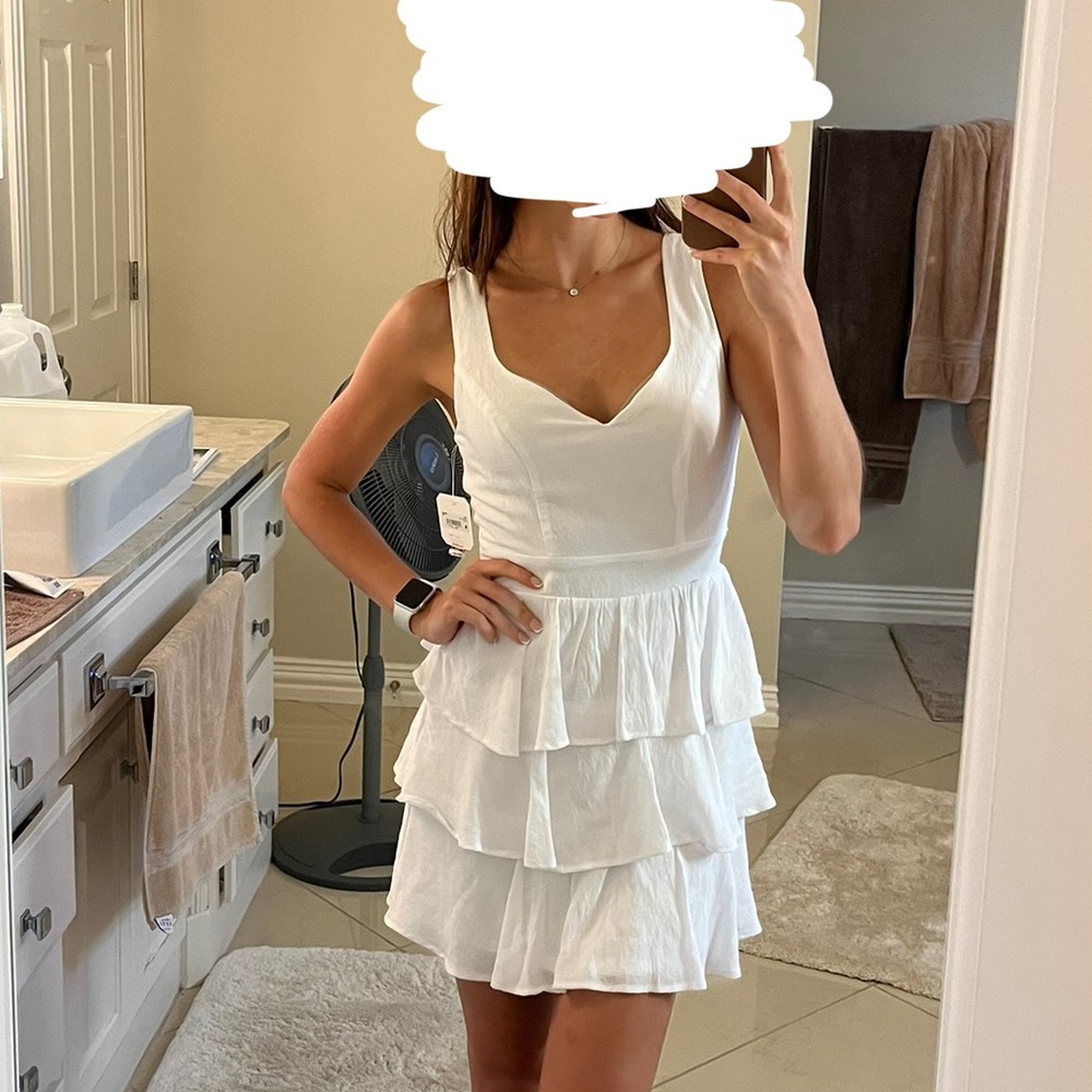Tiered Summer Cocktail Dress